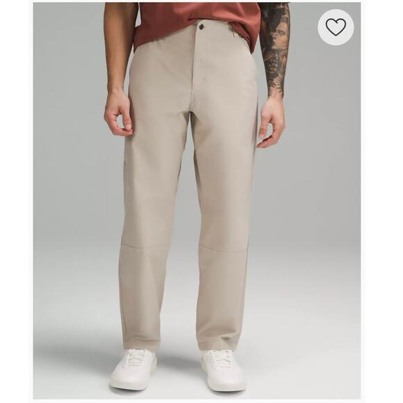 Lululemon pants men's 40 Utilitech Carpenter Pant Straight Leg khaki tech - Picture 1 of 15